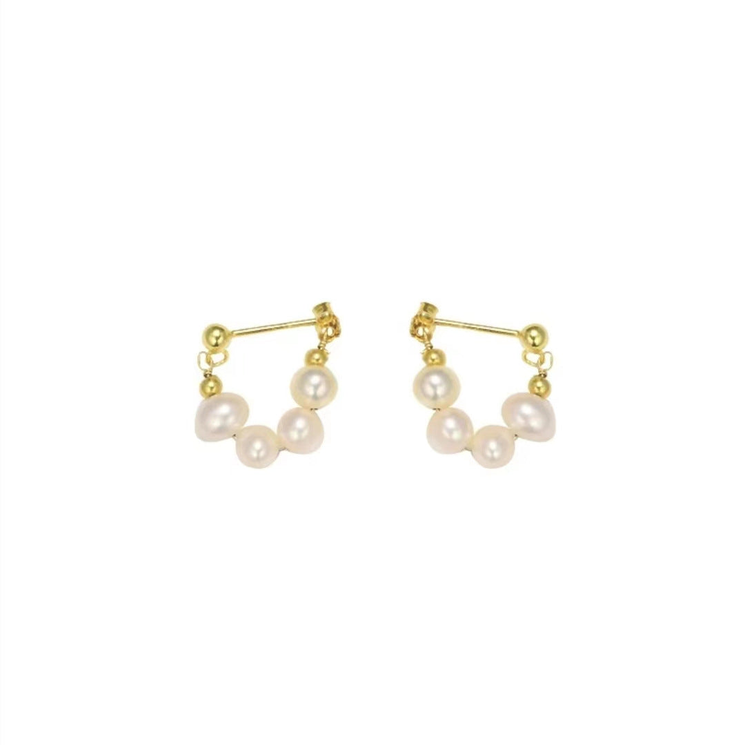 淡水パール スタッドピアス 5mm|S925シルバー