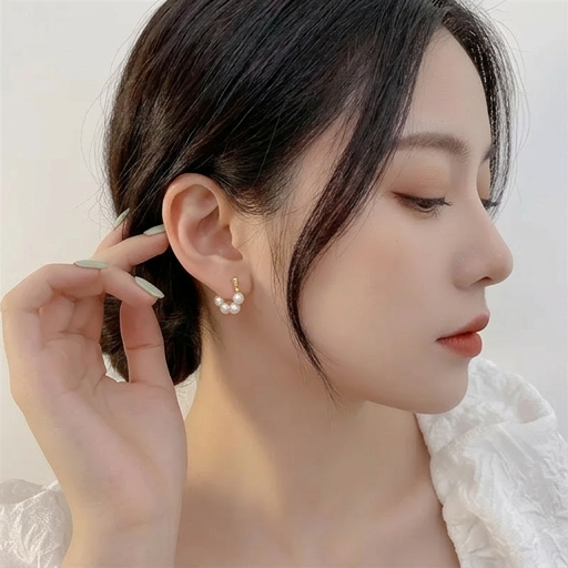 淡水パール スタッドピアス 5mm｜S925シルバー
