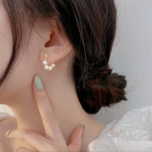 淡水パール スタッドピアス 5mm｜S925シルバー